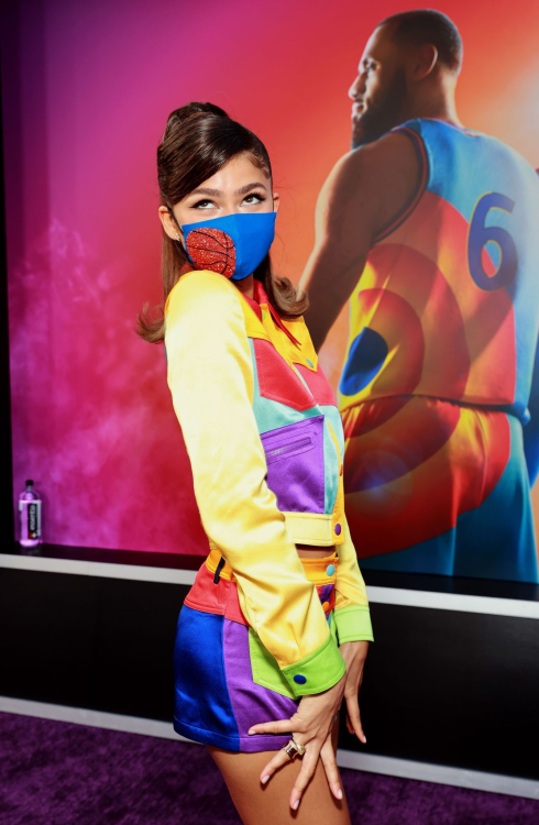 picsforkatherine:Zendaya at the “Space Jam: A New Legacy”