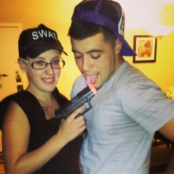 Weekend shennanigans @nmz_xoxo #gun #youhavetherighttoremainsilent