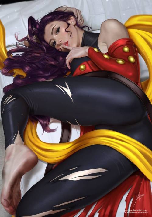youngjusticer:  Let me suck those toes. Rose, by arion.    
