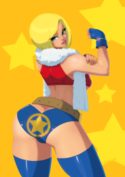 tovio-rogers:kof’s blue mary drawn up for patreon. YES!!!!