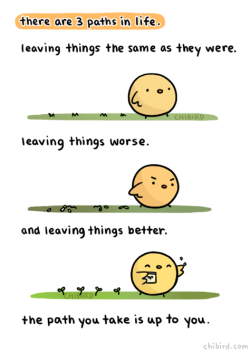 chibird:  The paths interweave and change, and nothing is ever