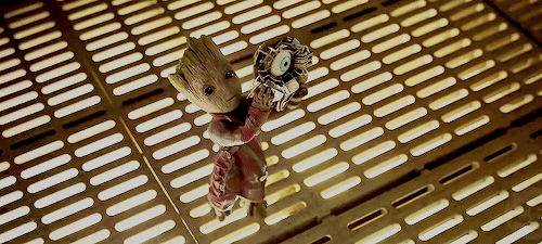 forcewakens:   Baby Groot  trying his best