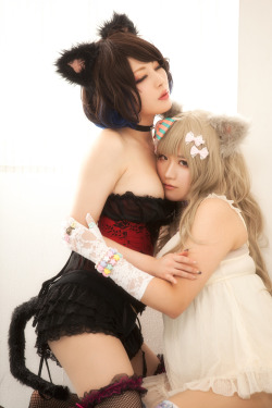 Cosplay Girl Dazai Garo & Usagi (Cat Girls) 8HELP US GROW