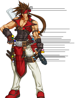 fuckdad:  baohova:  Sol Badguy wears 20 belts and frankly that’s