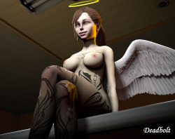deadboltreturns:  Figured I’d give KP0988′s angel a model