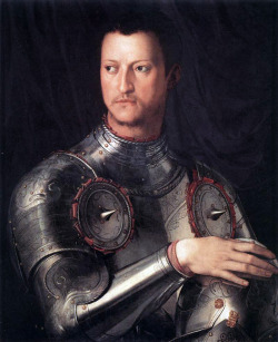 masterpiecedaily:  Agnolo Bronzino Cosimo I de’ Medici in Armour