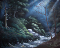 moonglowlily:  Woodland Stream by jackburton86  