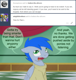 butters-the-alicorn:Well, finally getting outside at least, that’s