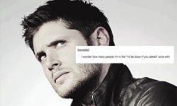 flowercrownyuriarchive:  jensen ackles + tumblr text posts 