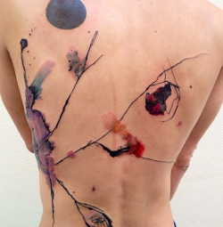 wetheurban:  Unique Watercolor Tattoos, Ondrash Czech Republic-based