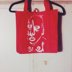 gabacho-killa:  Want to start putting work on canvas bags.