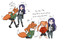 silly oc discord doodles feat. old furry oc nyla