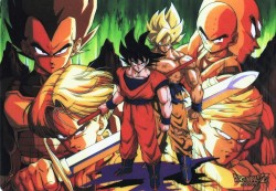 jinzuhikari:  DB Vintage - scan from DRAGON BALL Z SHITAJIKI