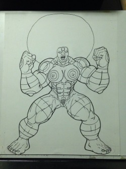 urthatheunstoppable:  Finished ready for scan, colors, words.