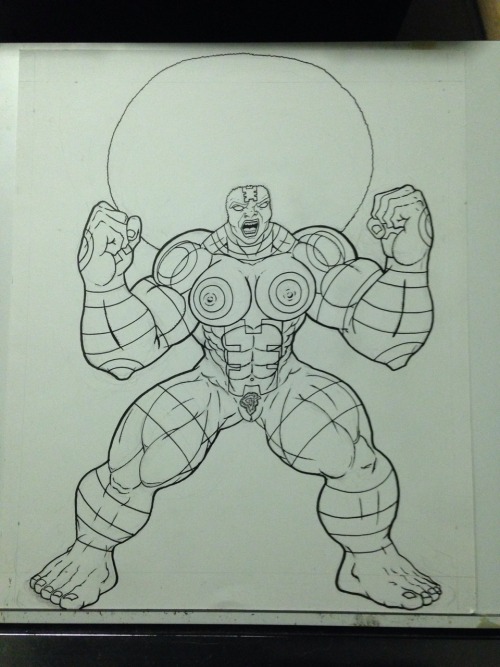 urthatheunstoppable:  Finished ready for scan, colors, words.  Dope…hope it comes together for u