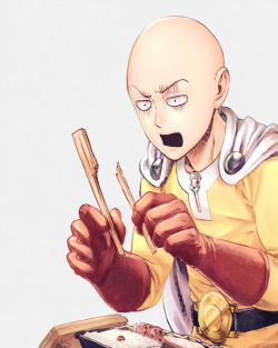 mrpikachew:  clumsy Saitama (◕‿◕✿)   