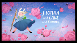 Fionna and Cake and Fionna - title carddesigned by Hanna K
