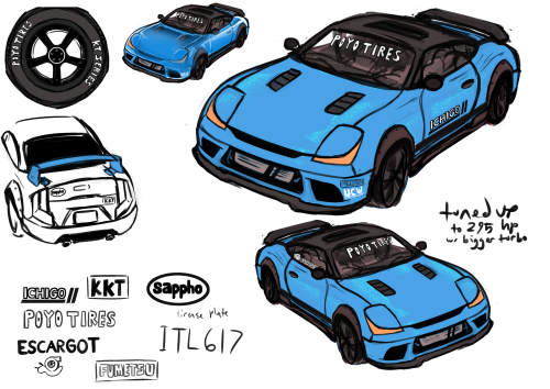 Here are a whole bunch of car designs from Apex Limit! These