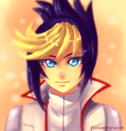 zypherinth:  Speedpaint of Yuugo~I tried to draw his looking