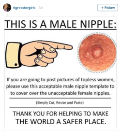 micdotcom:  Genius women are photoshopping men’s nipples onto