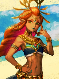 bellhenge: Riju [Zelda: Breath of the Wild]— Gerudo Link—