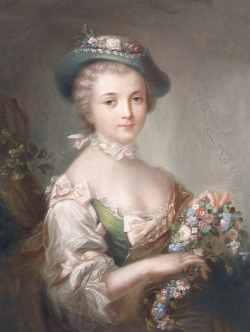   François-Hubert Drouais, Paris, 1727-1775. Portrait de Jeanne-Antoinette
