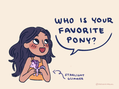 dreamscapegirl:rey and ben’s daughter is SUPER into mlp (because