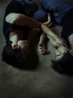 teenage-gay:  Why is sleeping on the floor so romantic… 
