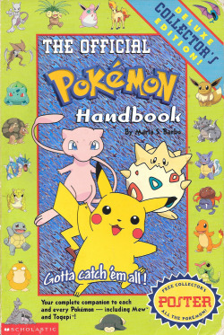 pokescans:  The Official Pokémon Handbook: Deluxe Collector’s