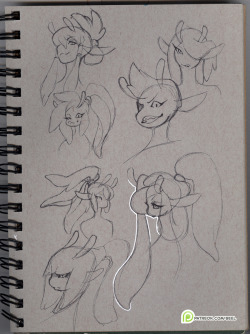 groundlion:  more sketches of Doxy’s goo girl, Zo’dee! I