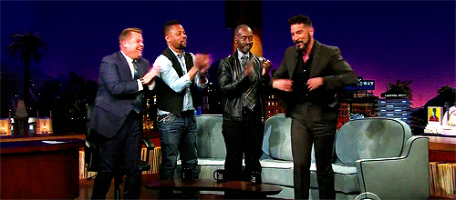 56blogsstillcrazy:  kumasenpai:  mike-colter:  Jon Bernthal dancing while on The Late Late Show with James Corden  LOL  punisher got moves b a lil james brown 