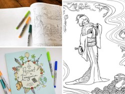 redbubble:  Let’s be honest; coloring in books should never