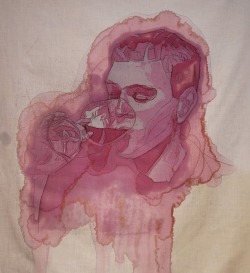fer1972:  Portraits made from Wine Stains by Amelia Fais Harnas 