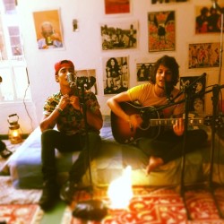 livrepraviversomic:  Gravando! #AoVivoNoJardimDeInverno - @tubobr