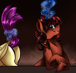 askearthairandmagic:  azula-griffon:  For my buddy scruffles. http://askearthairandmagic.tumblr.com/