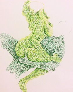 ismaelguerrier:  From my series, In Our Nature(Color pencil on