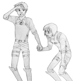 zu-art:  As much as Armin doesn’t like being helped by others,