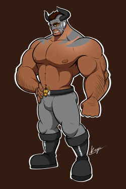 k0uya:Gran ToroBig. Buff. Overcompensatingly machoCharacter of @saruteku