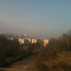 On top of the reservoir. My new favorite spot in the city. #dalian