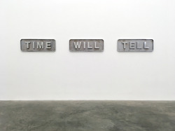 visual-poetry:  »time will tell« by darren almond (+)