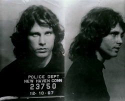 the-lizard-king:jim morrison’s mugshots from his arrest in