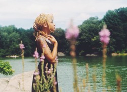 leimairi:  Flower | model @blacklorelei | shot on a mamiya 645