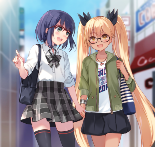 girlxgirlxcat:  By: フカヒレ 