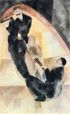 artmodelnyc:  Vaudeville Musicians by Charles Demuth via Movers