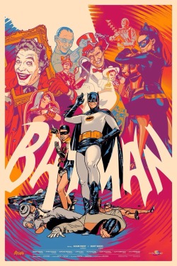 longlivethebat-universe:  Batman 1966 by Martin Ansin 