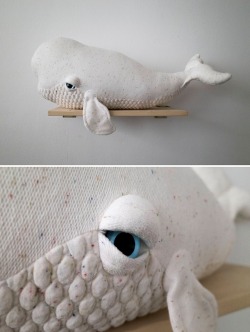 sosuperawesome:  Albino Sea Creatures by Big Stuffed on Etsy