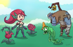 weagueofwegends:  Plants vs Zombie via League Of Legends by RinTheYordle