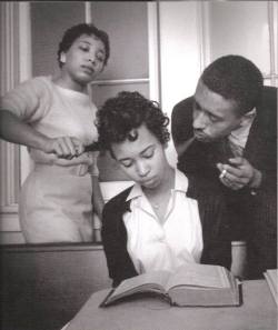 blackgirlcrisis:  Civil Rights Protest prep. Hair pulling and