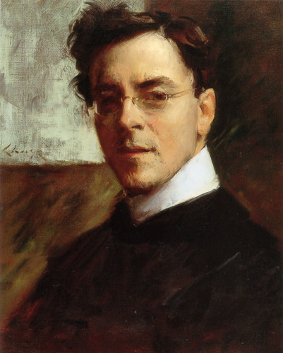william-merritt-chase:Portrait of Louis Betts, William Merritt