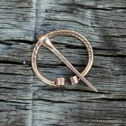 irisharchaeology:    This small bronze cloak-pin is inspired